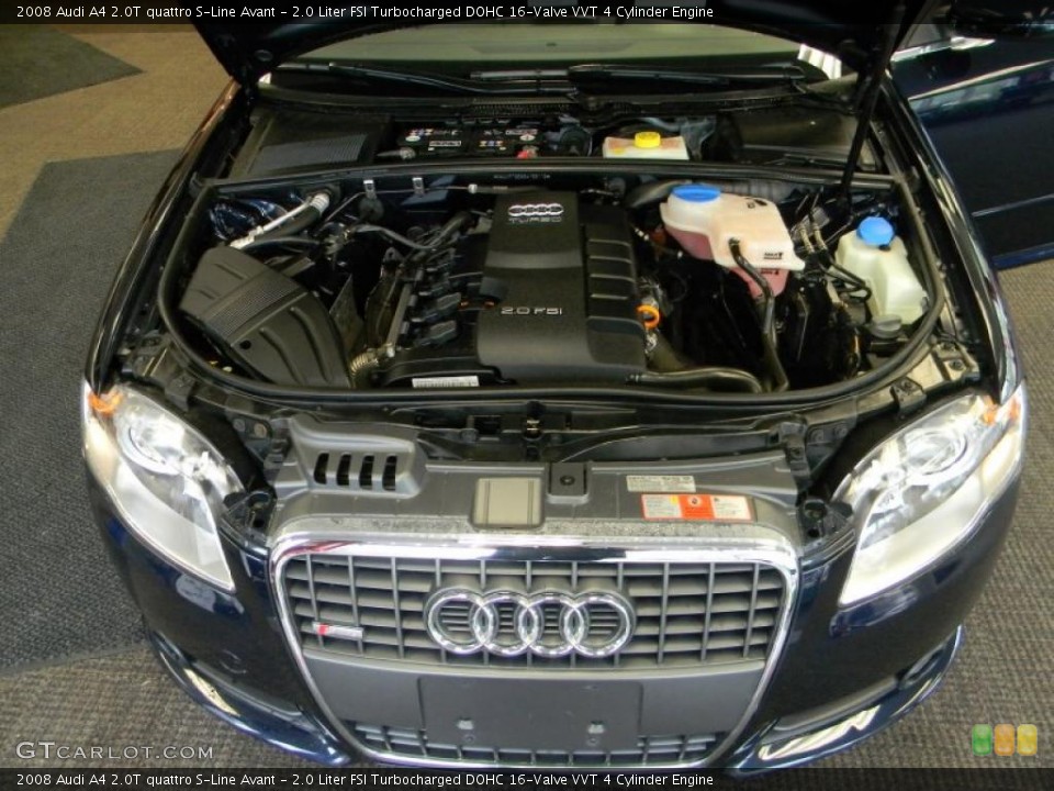2.0 Liter FSI Turbocharged DOHC 16-Valve VVT 4 Cylinder Engine for the 2008 Audi A4 #49485285
