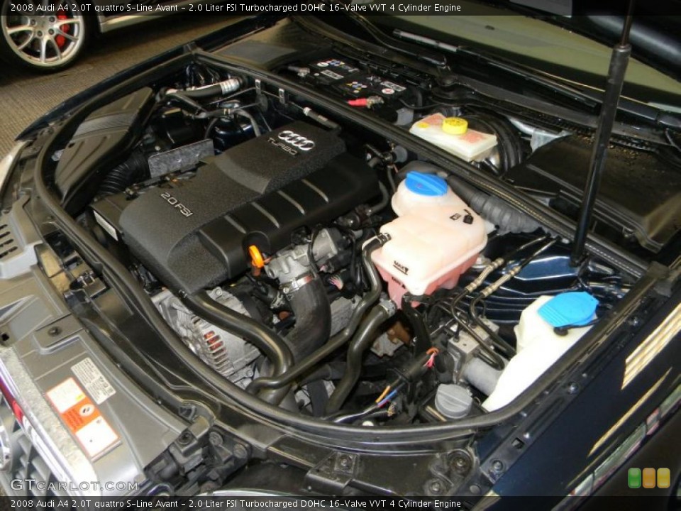 2.0 Liter FSI Turbocharged DOHC 16-Valve VVT 4 Cylinder Engine for the 2008 Audi A4 #49485318