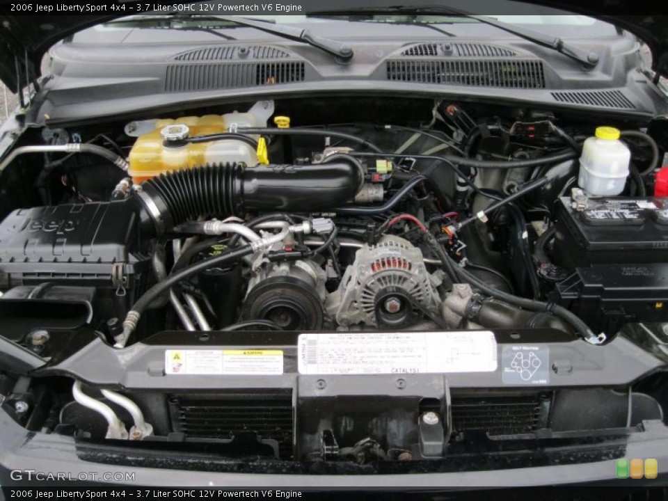 3.7 Liter SOHC 12V Powertech V6 Engine for the 2006 Jeep Liberty #49487178
