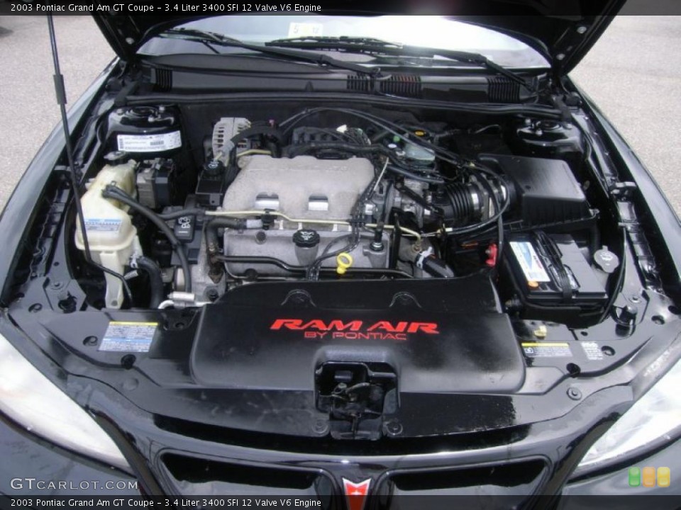 3.4 Liter 3400 SFI 12 Valve V6 Engine for the 2003 Pontiac Grand Am #49488282