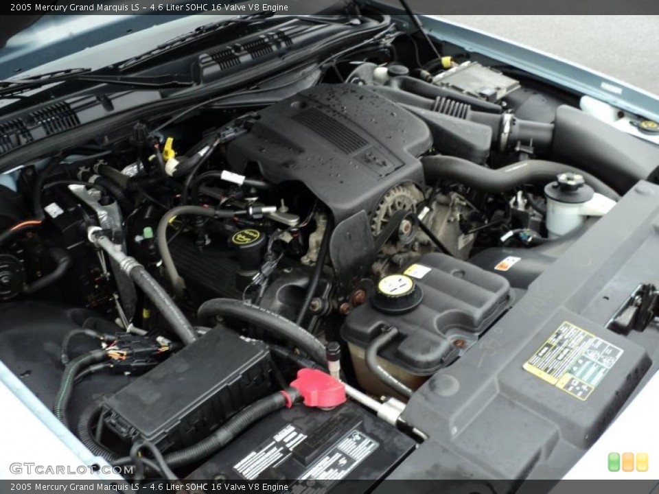 4.6 Liter SOHC 16 Valve V8 Engine for the 2005 Mercury Grand Marquis #49488636