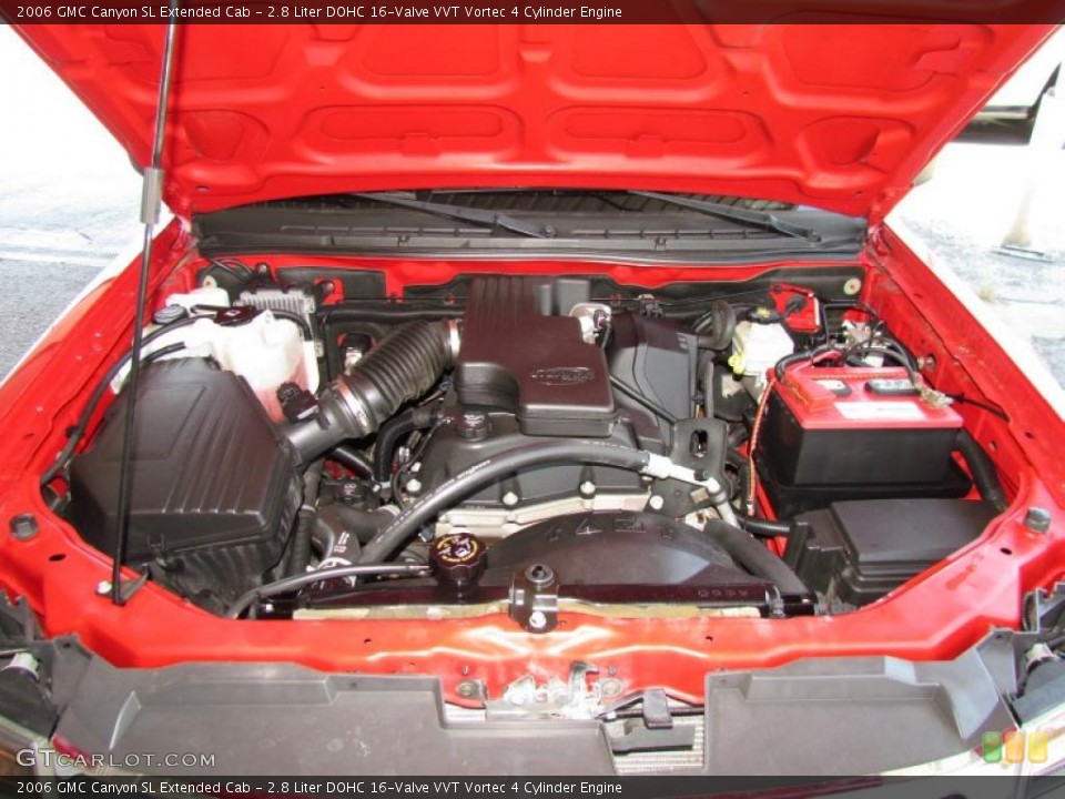 2.8 Liter DOHC 16-Valve VVT Vortec 4 Cylinder 2006 GMC Canyon Engine