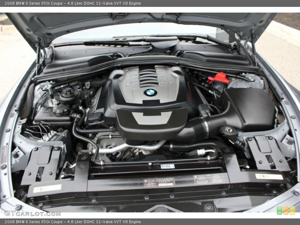 4.8 Liter DOHC 32-Valve VVT V8 Engine for the 2008 BMW 6 Series #49502514