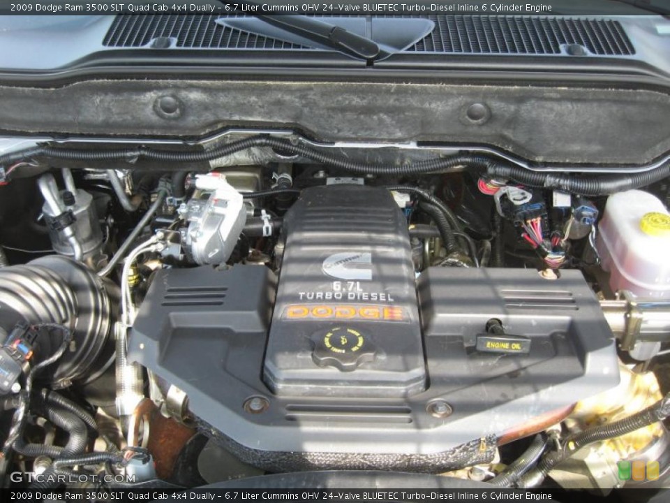 6.7 Liter Cummins OHV 24-Valve BLUETEC Turbo-Diesel Inline 6 Cylinder Engine for the 2009 Dodge Ram 3500 #49512432