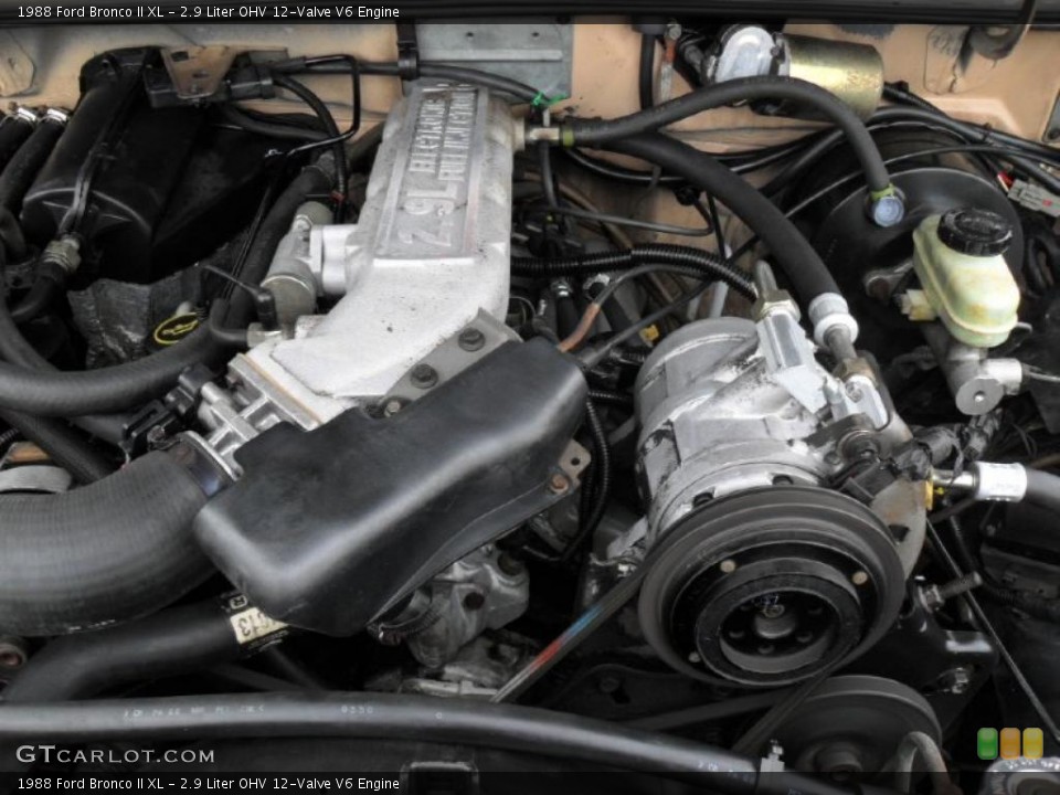2.9 Liter OHV 12-Valve V6 Engine for the 1988 Ford Bronco II #49515563