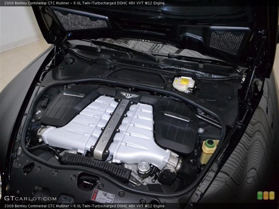 6.0L Twin-Turbocharged DOHC 48V VVT W12 Engine for the 2009 Bentley Continental GTC #49515767
