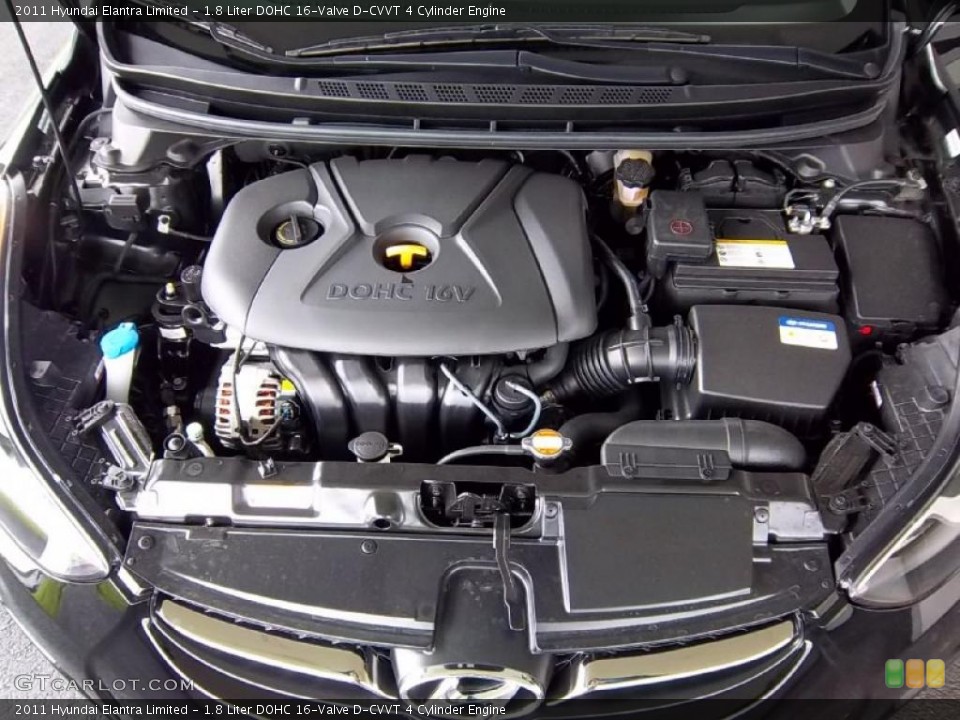 1.8 Liter DOHC 16-Valve D-CVVT 4 Cylinder Engine for the 2011 Hyundai Elantra #49517432