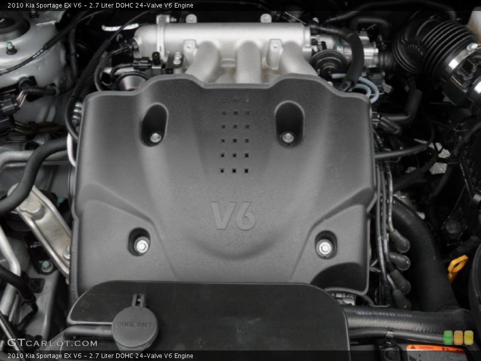 2.7 Liter DOHC 24-Valve V6 Engine for the 2010 Kia Sportage #49517768
