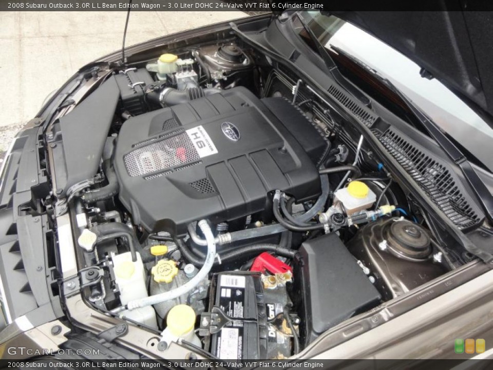 3.0 Liter DOHC 24-Valve VVT Flat 6 Cylinder Engine for the 2008 Subaru Outback #49524245