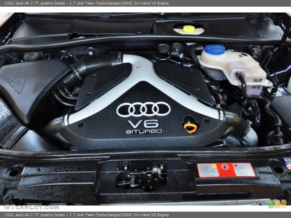 2.7 Liter Twin-Turbocharged DOHC 30-Valve V6 Engine for the 2002 Audi A6 #49536572