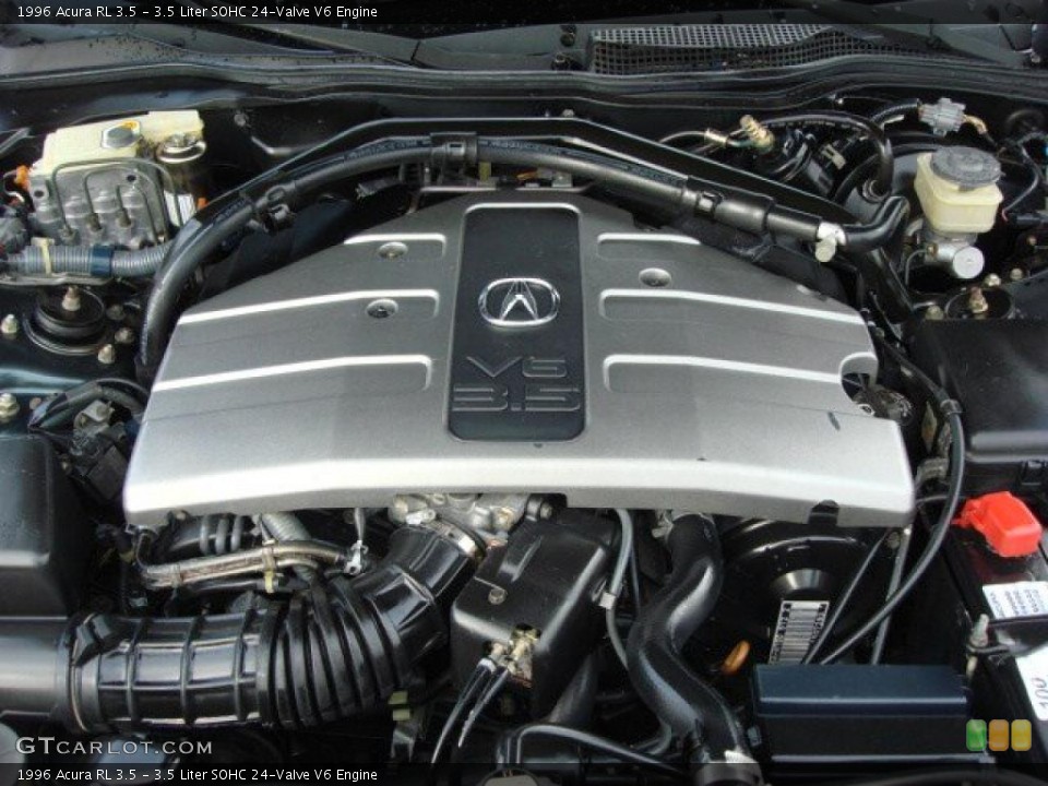 3.5 Liter SOHC 24-Valve V6 1996 Acura RL Engine