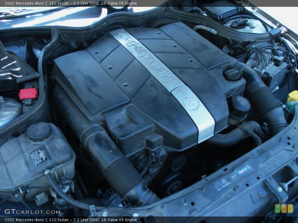 3.2 Liter SOHC 18-Valve V6 Engine for the 2002 Mercedes-Benz C #49539896