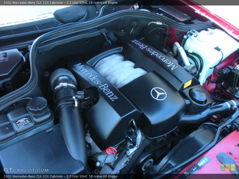 3.2 Liter SOHC 18-Valve V6 Engine for the 2002 Mercedes-Benz CLK #49540346