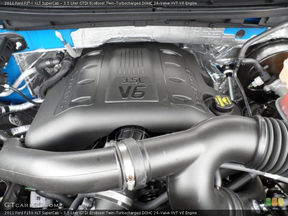 3.5 Liter GTDI EcoBoost Twin-Turbocharged DOHC 24-Valve VVT V6 Engine for the 2011 Ford F150 #49542734