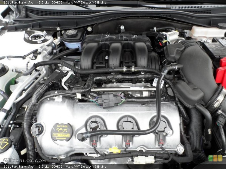 3.5 Liter DOHC 24-Valve VVT Duratec V6 Engine for the 2011 Ford Fusion #49548071