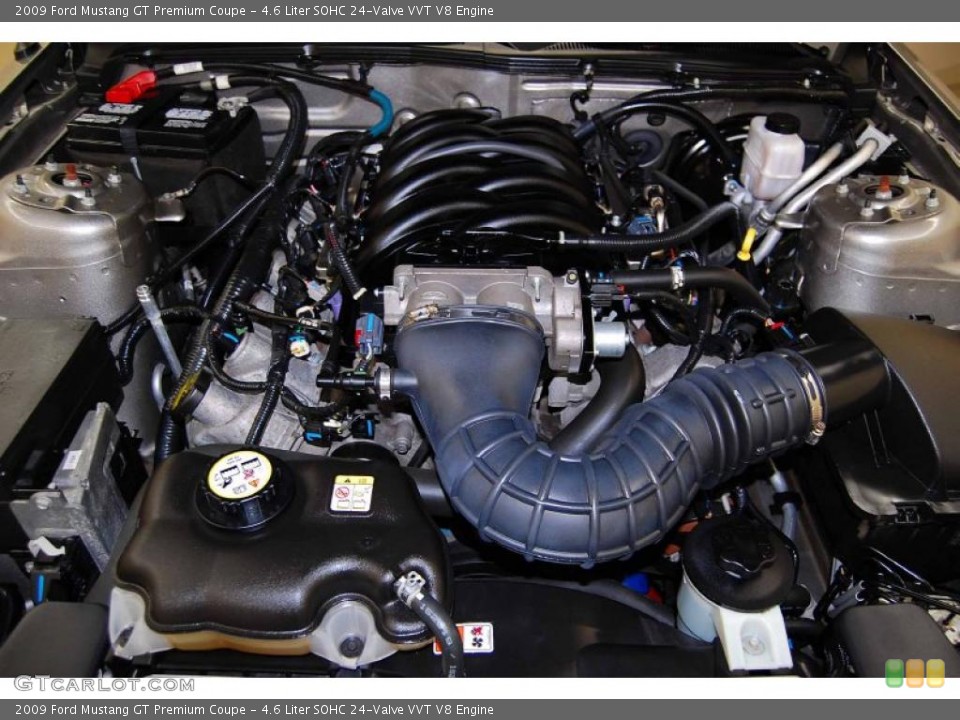 4.6 Liter SOHC 24-Valve VVT V8 Engine for the 2009 Ford Mustang #49550195