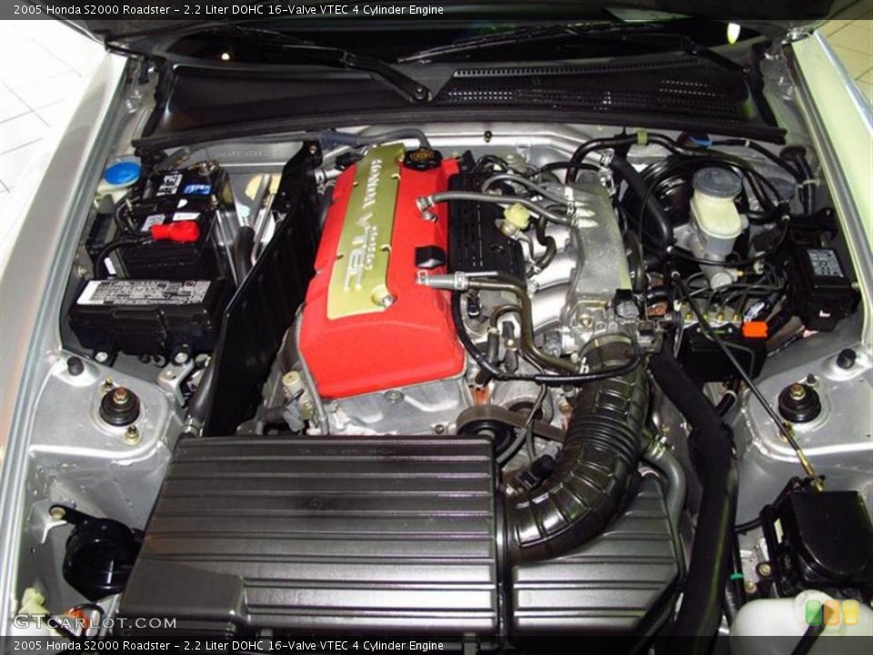 2.2 Liter DOHC 16-Valve VTEC 4 Cylinder Engine for the 2005 Honda S2000 #49568020
