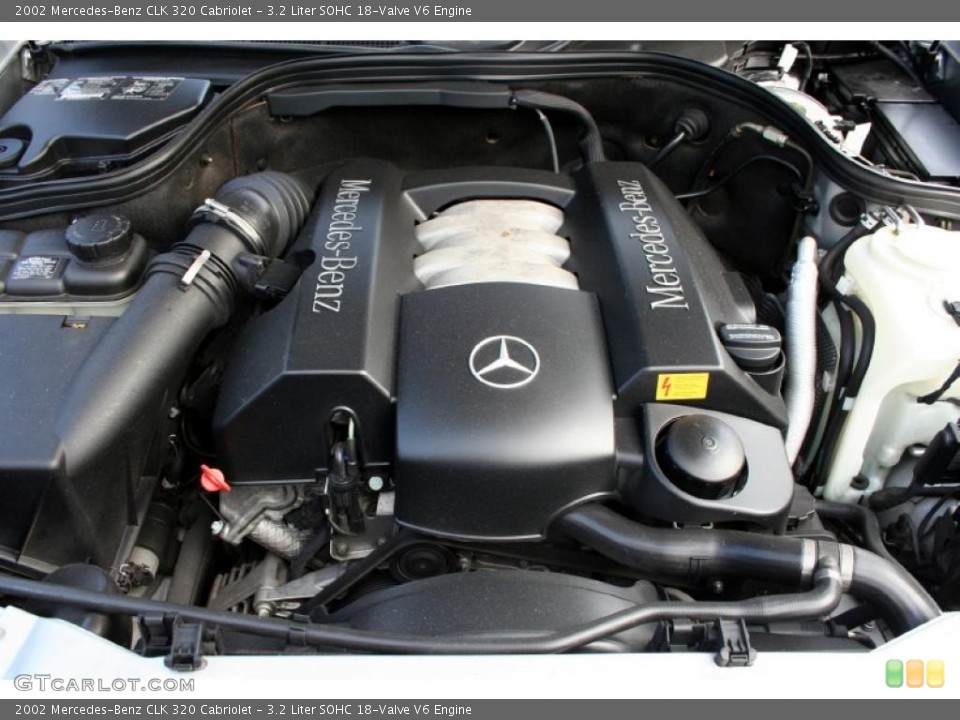 3.2 Liter SOHC 18-Valve V6 Engine for the 2002 Mercedes-Benz CLK #49569547