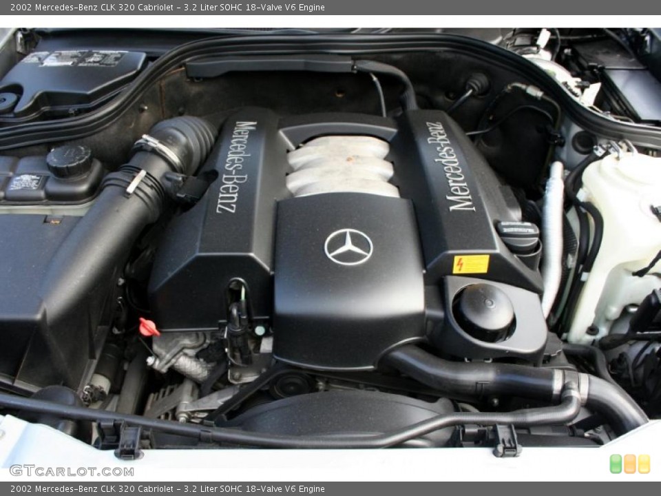 3.2 Liter SOHC 18-Valve V6 Engine for the 2002 Mercedes-Benz CLK #49569562