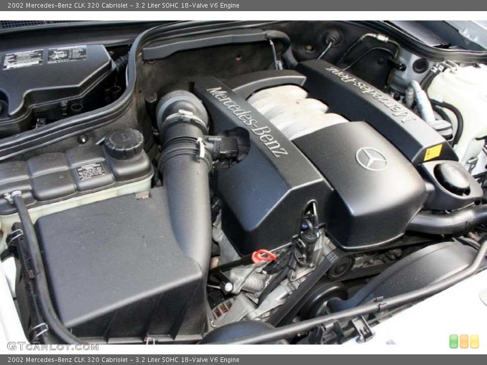 3.2 Liter SOHC 18-Valve V6 Engine for the 2002 Mercedes-Benz CLK #49569577