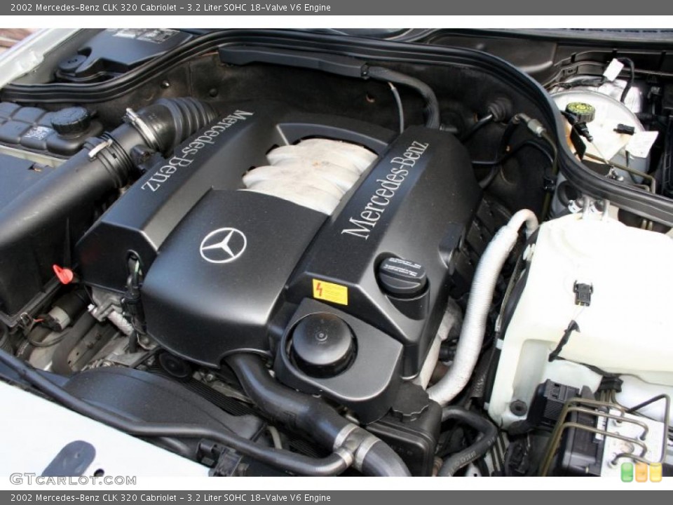 3.2 Liter SOHC 18-Valve V6 Engine for the 2002 Mercedes-Benz CLK #49569595