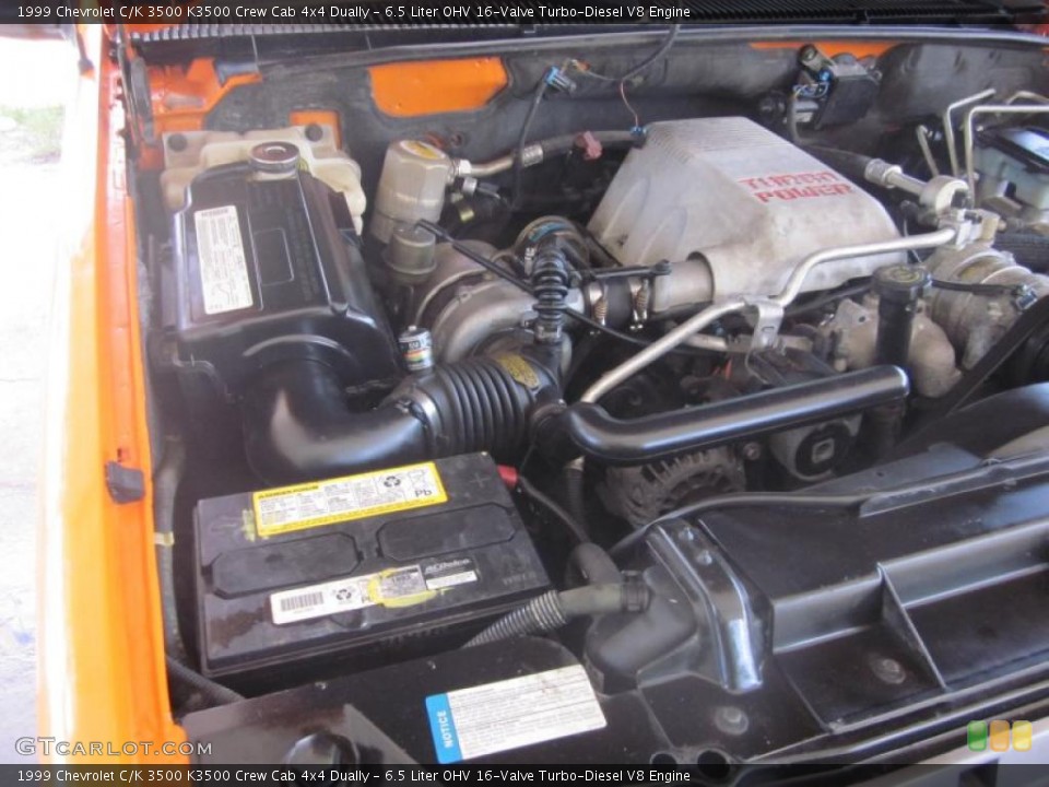 6.5 Liter OHV 16-Valve Turbo-Diesel V8 Engine for the 1999 Chevrolet C/K 3500 #49569661
