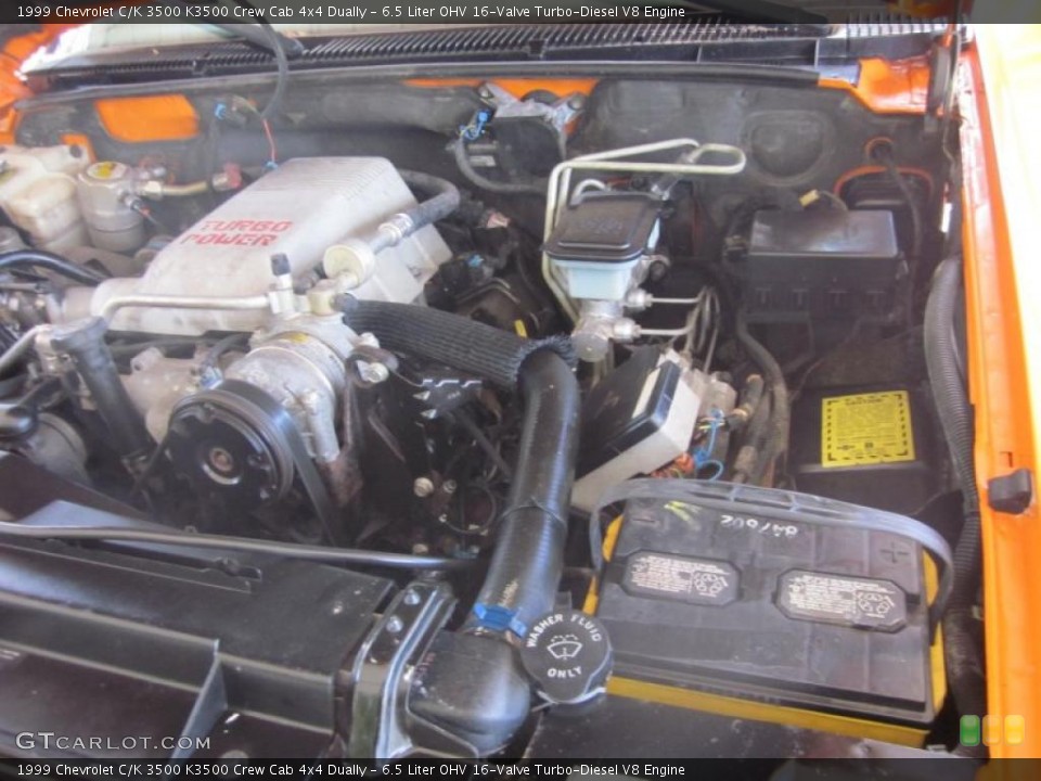 6.5 Liter OHV 16-Valve Turbo-Diesel V8 Engine for the 1999 Chevrolet C/K 3500 #49569691