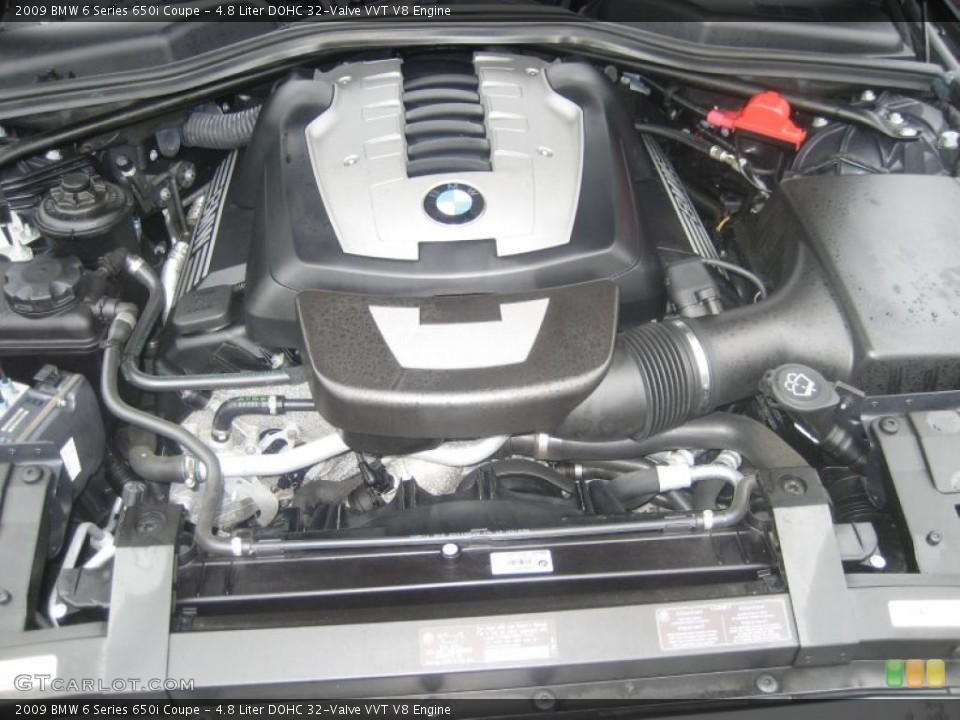 4.8 Liter DOHC 32-Valve VVT V8 Engine for the 2009 BMW 6 Series #49571065