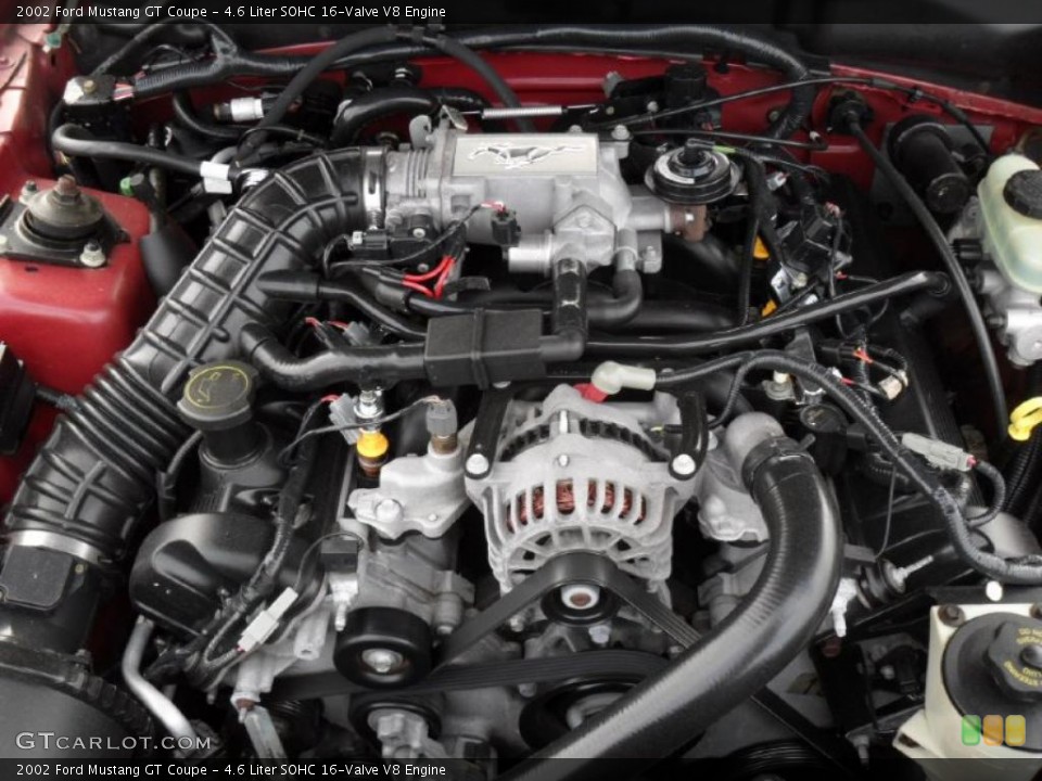 4.6 Liter SOHC 16-Valve V8 Engine for the 2002 Ford Mustang #49584166