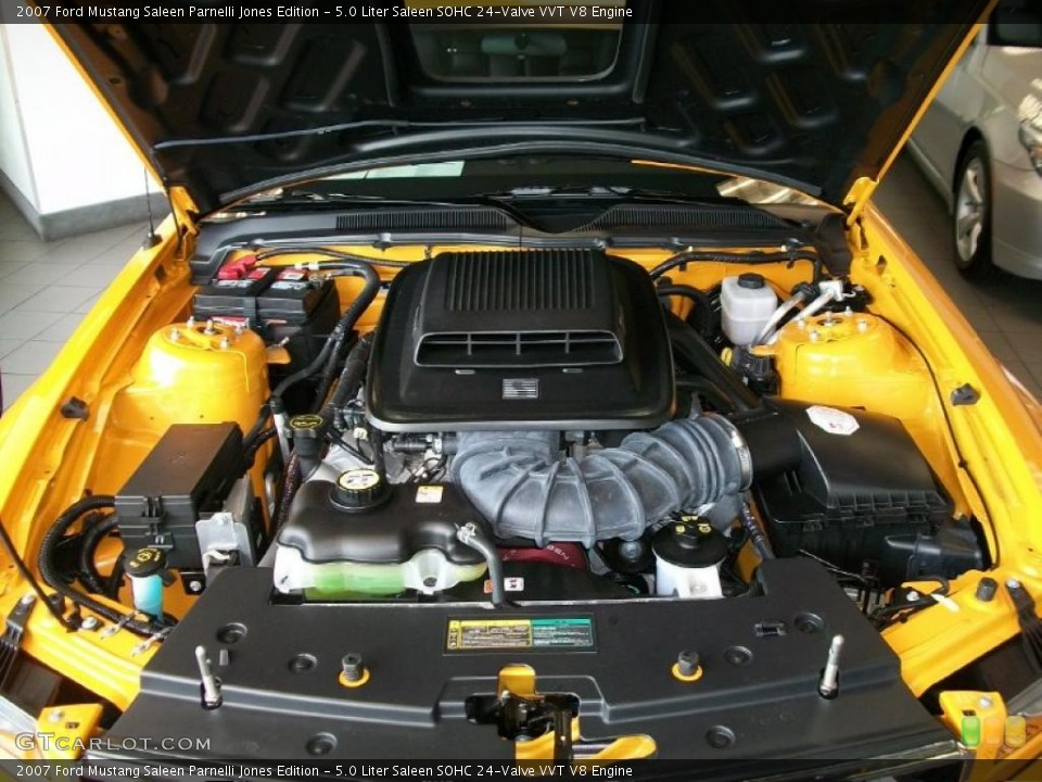 5.0 Liter Saleen SOHC 24-Valve VVT V8 2007 Ford Mustang Engine