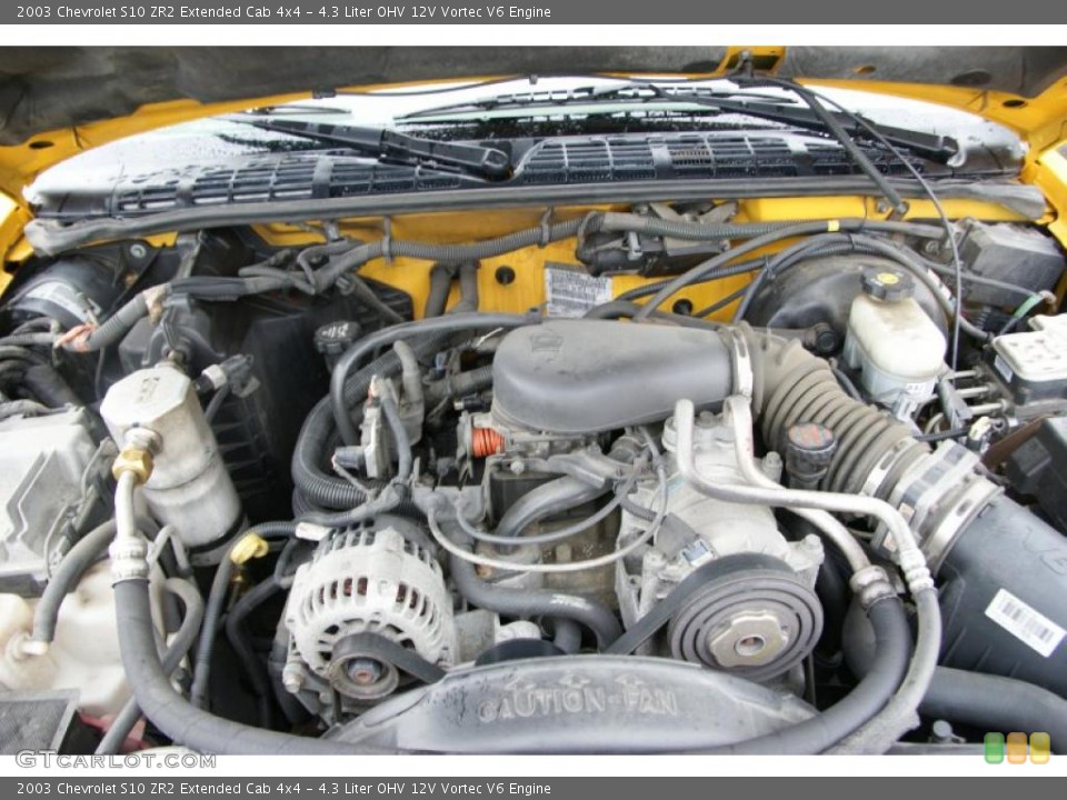 4.3 Liter OHV 12V Vortec V6 Engine for the 2003 Chevrolet S10 #49605580
