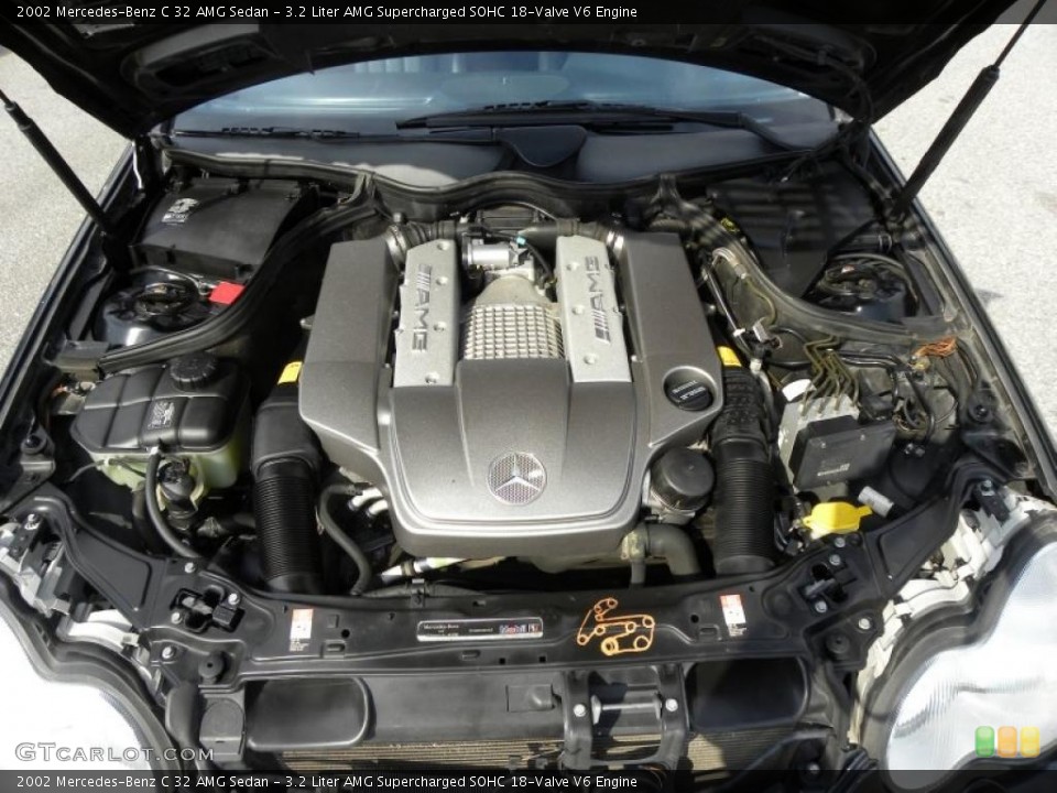 3.2 Liter AMG Supercharged SOHC 18-Valve V6 Engine for the 2002 Mercedes-Benz C #49611001