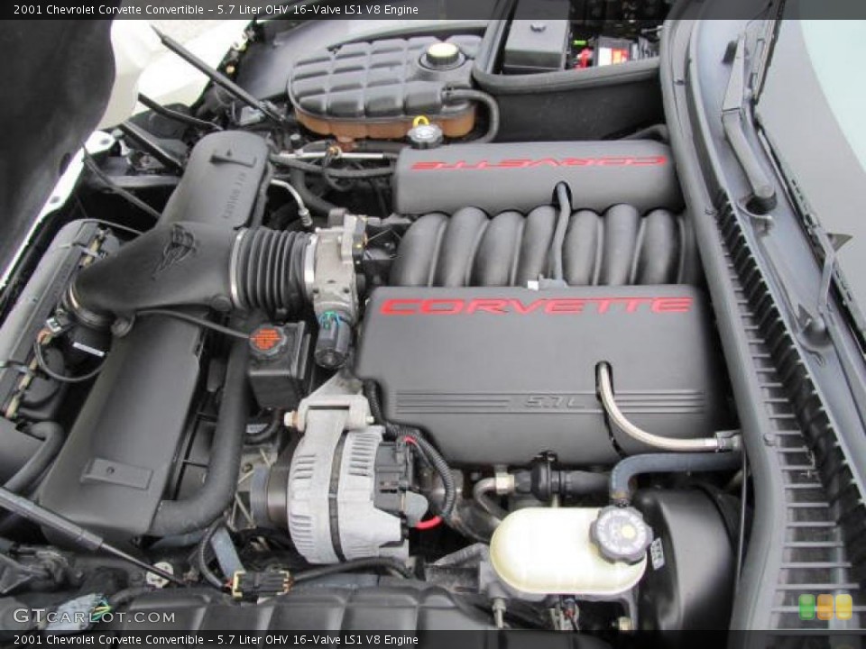 5.7 Liter OHV 16-Valve LS1 V8 Engine for the 2001 Chevrolet Corvette #49613251