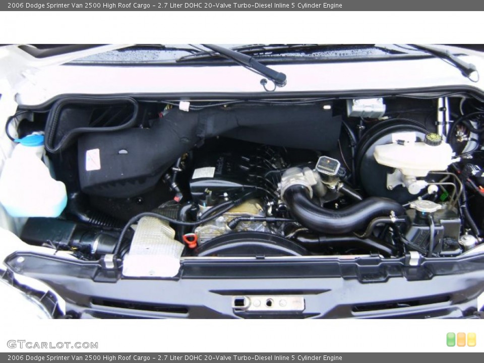 2.7 Liter DOHC 20-Valve Turbo-Diesel Inline 5 Cylinder Engine for the 2006 Dodge Sprinter Van #49614487