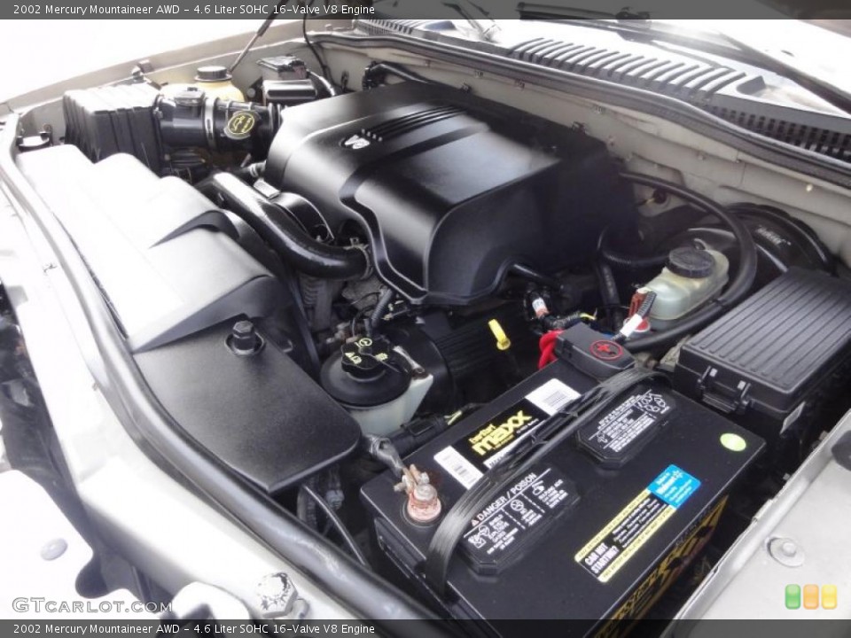 4.6 Liter SOHC 16-Valve V8 Engine for the 2002 Mercury Mountaineer #49619827