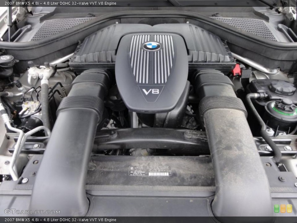 4.8 Liter DOHC 32-Valve VVT V8 Engine for the 2007 BMW X5 #49621948
