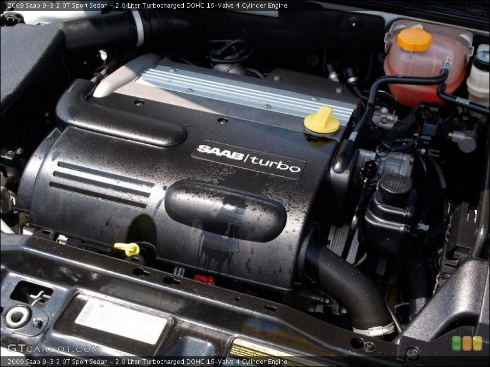 2.0 Liter Turbocharged DOHC 16-Valve 4 Cylinder Engine for the 2009 Saab 9-3 #49622200