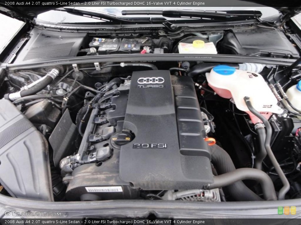 2.0 Liter FSI Turbocharged DOHC 16-Valve VVT 4 Cylinder Engine for the 2008 Audi A4 #49627372