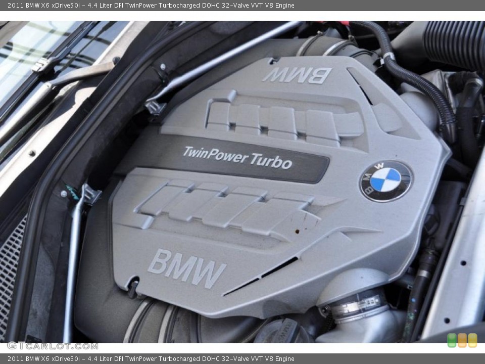4.4 Liter DFI TwinPower Turbocharged DOHC 32-Valve VVT V8 Engine for the 2011 BMW X6 #49631066