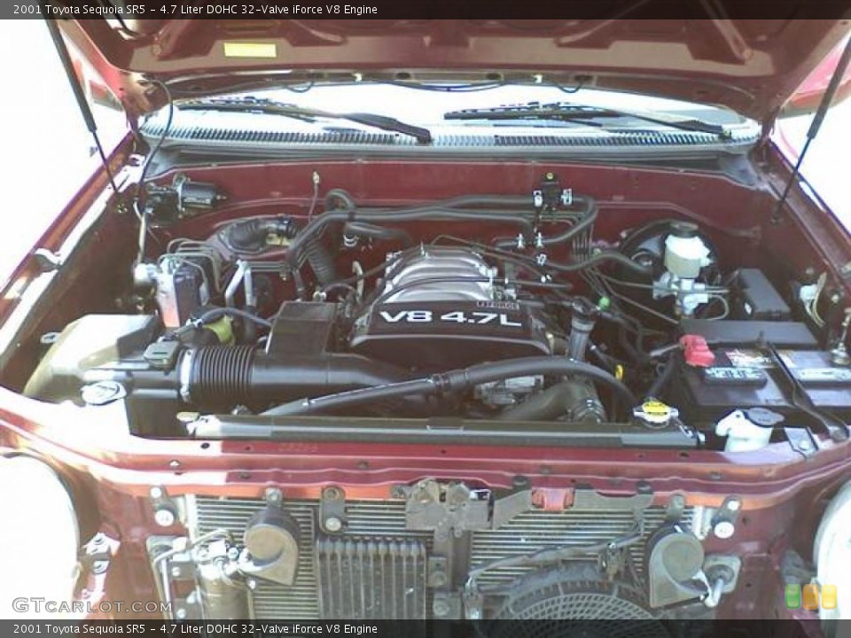 4.7 Liter DOHC 32-Valve iForce V8 Engine for the 2001 Toyota Sequoia #49631084