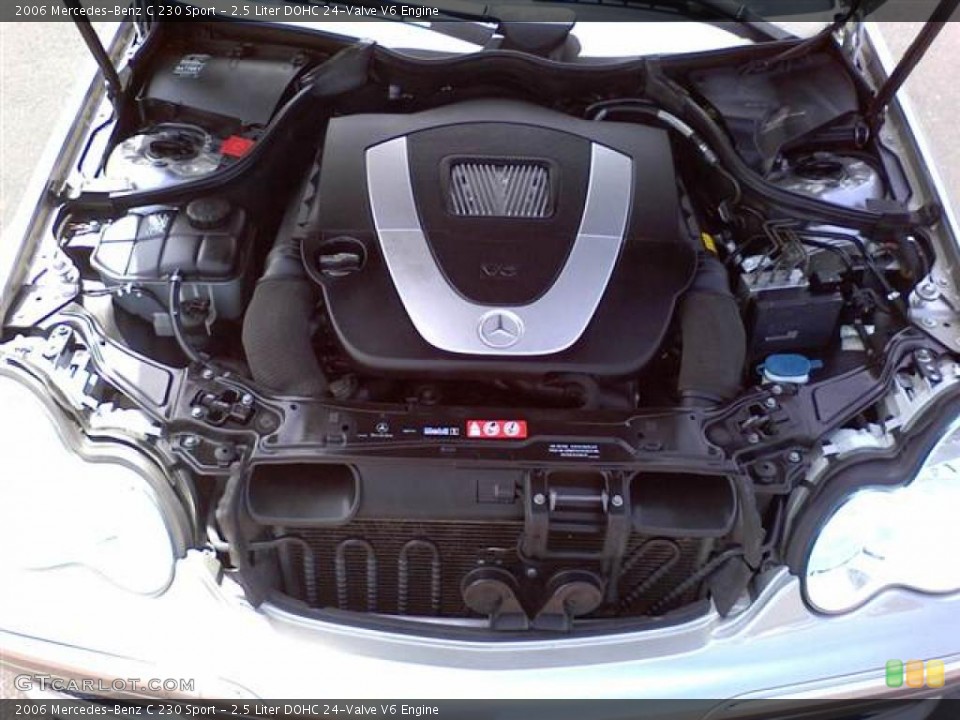 2.5 Liter DOHC 24-Valve V6 Engine for the 2006 Mercedes-Benz C #49631381