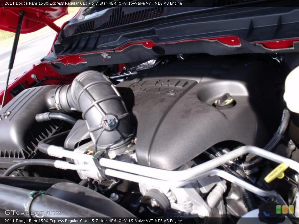 5.7 Liter HEMI OHV 16-Valve VVT MDS V8 Engine for the 2011 Dodge Ram 1500 #49631684