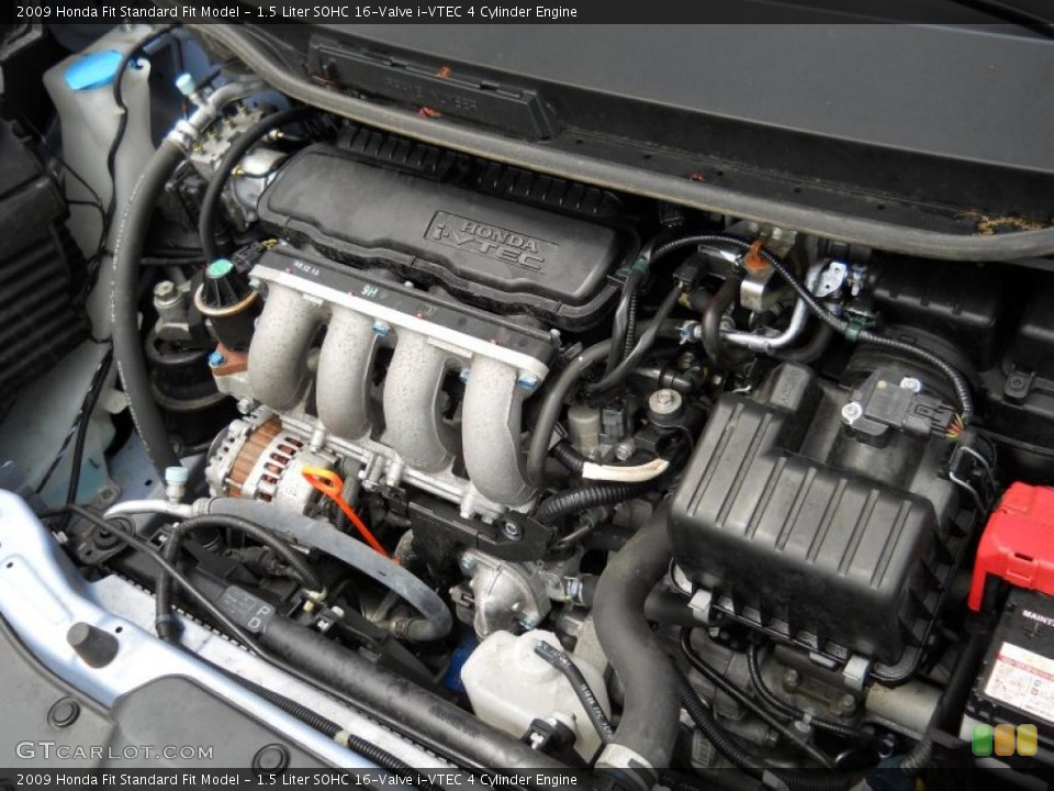 1.5 Liter SOHC 16-Valve i-VTEC 4 Cylinder Engine for the 2009 Honda Fit #49635185