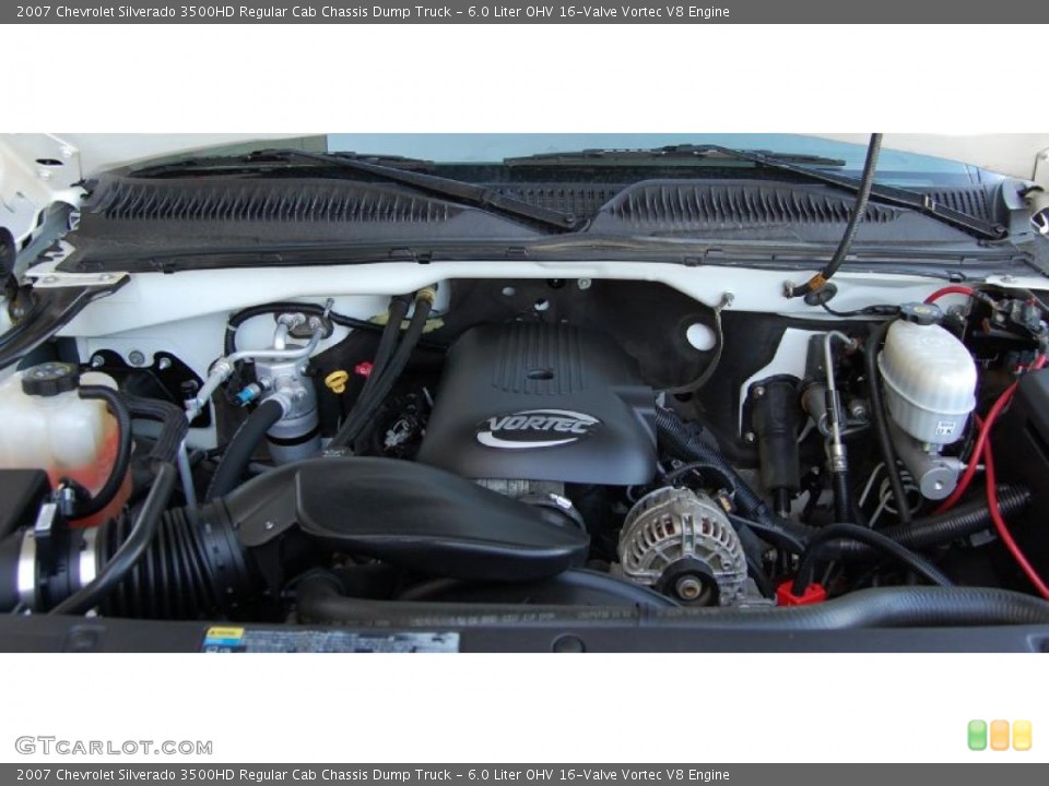 6.0 Liter OHV 16-Valve Vortec V8 Engine for the 2007 Chevrolet Silverado 3500HD #49645169