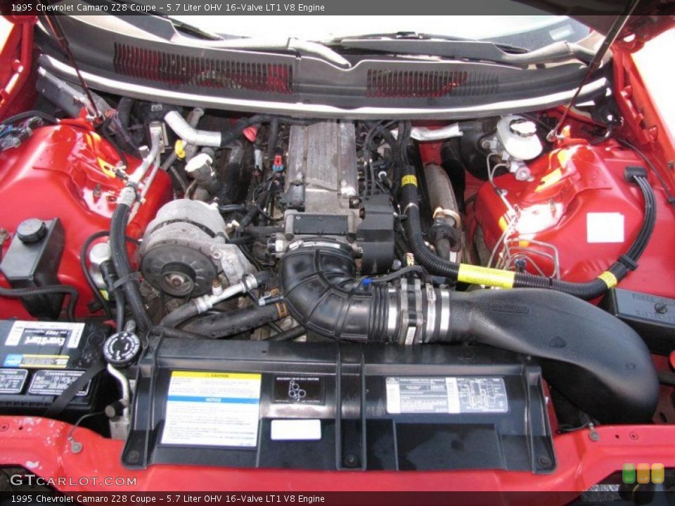5.7 Liter OHV 16-Valve LT1 V8 Engine for the 1995 Chevrolet Camaro #49649144