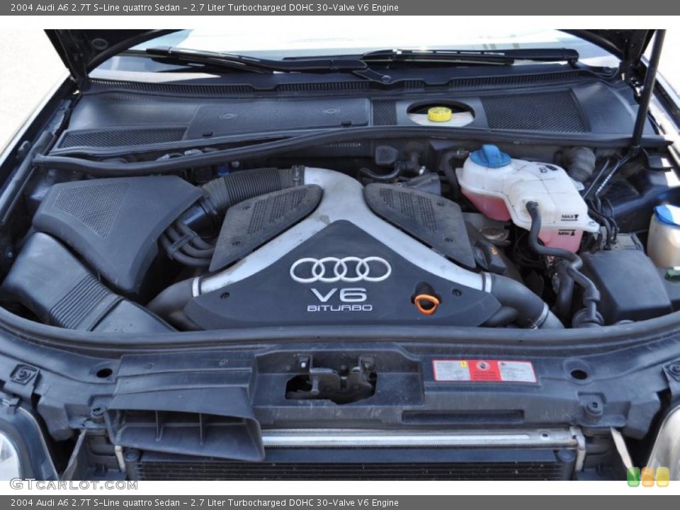 2.7 Liter Turbocharged DOHC 30-Valve V6 Engine for the 2004 Audi A6 #49650419