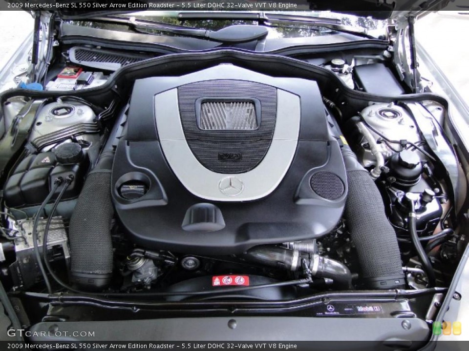 5.5 Liter DOHC 32-Valve VVT V8 Engine for the 2009 Mercedes-Benz SL #49652532