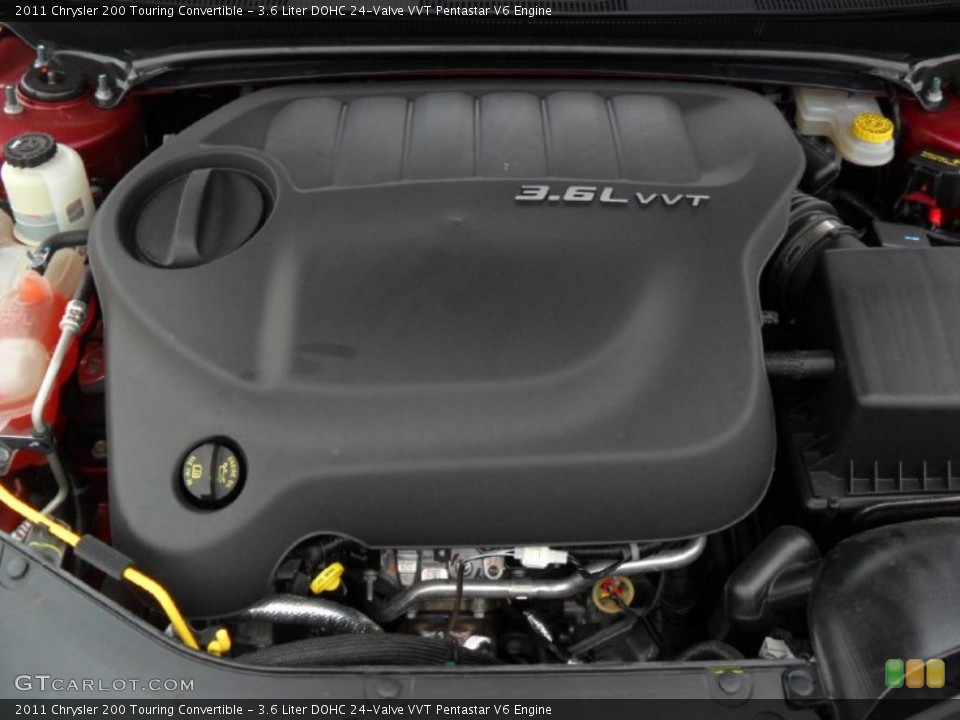 3.6 Liter DOHC 24-Valve VVT Pentastar V6 Engine for the 2011 Chrysler 200 #49653261