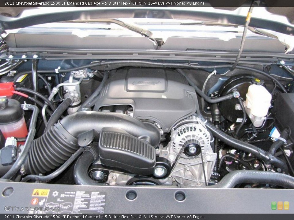 5.3 Liter Flex-Fuel OHV 16-Valve VVT Vortec V8 Engine for the 2011 Chevrolet Silverado 1500 #49653798