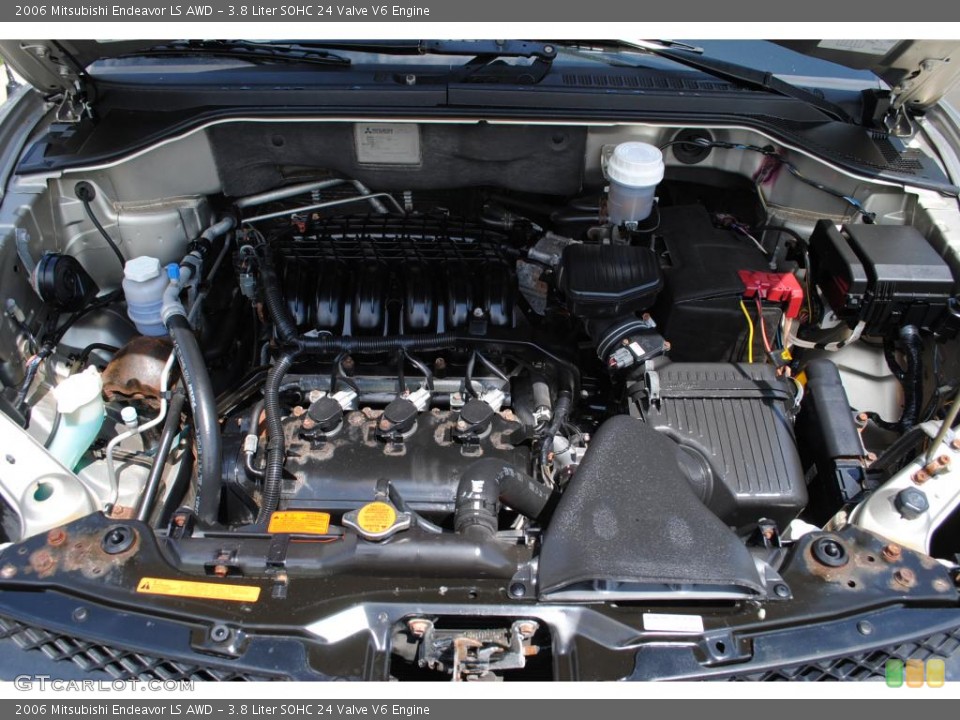 3.8 Liter SOHC 24 Valve V6 Engine for the 2006 Mitsubishi Endeavor #49661434